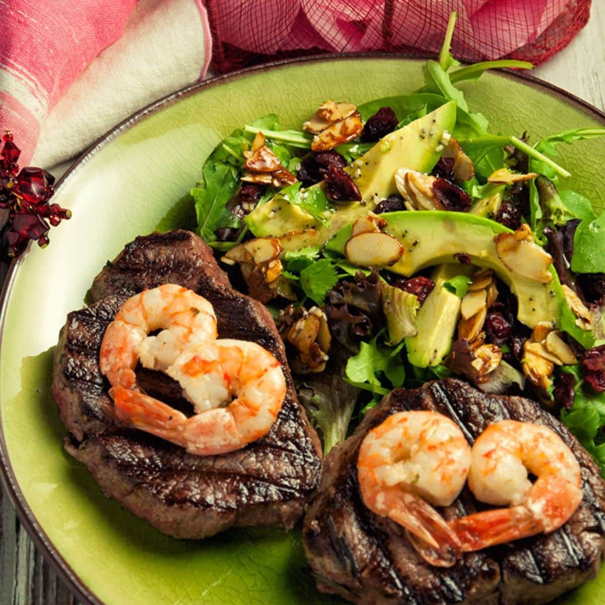 Beef Tenderloin And Shrimp Featured