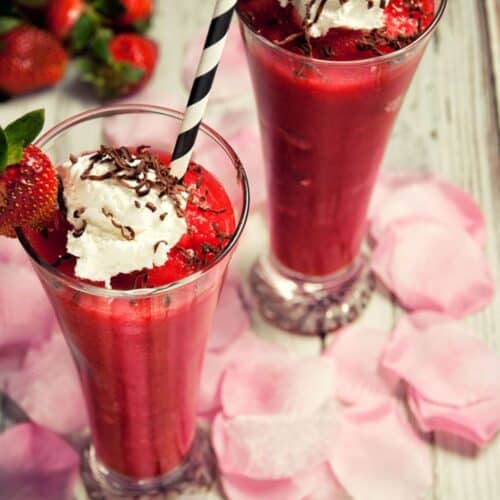 Frozen Coconut Strawberry Drink Recipe
