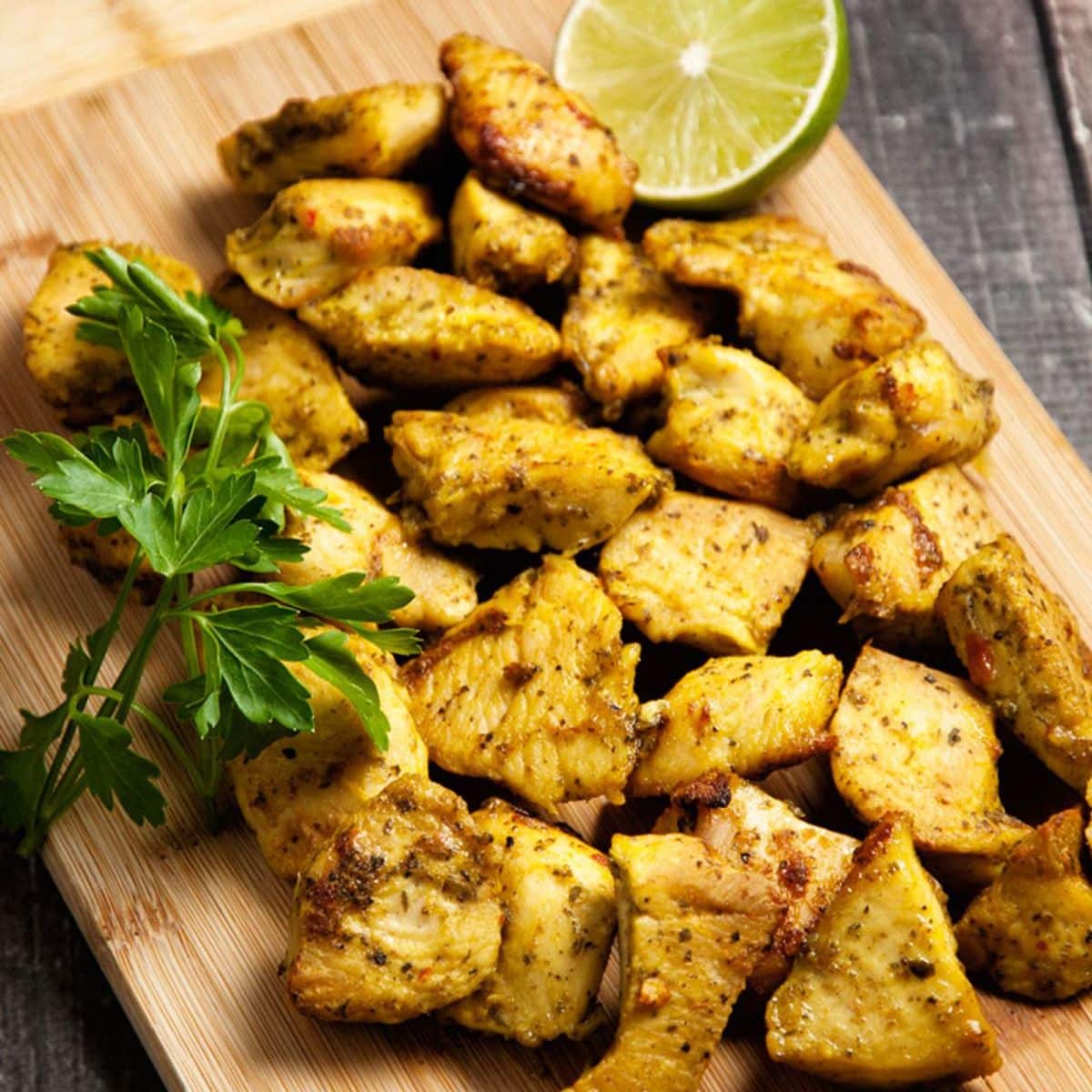 Indian Style Chicken Bites Featured