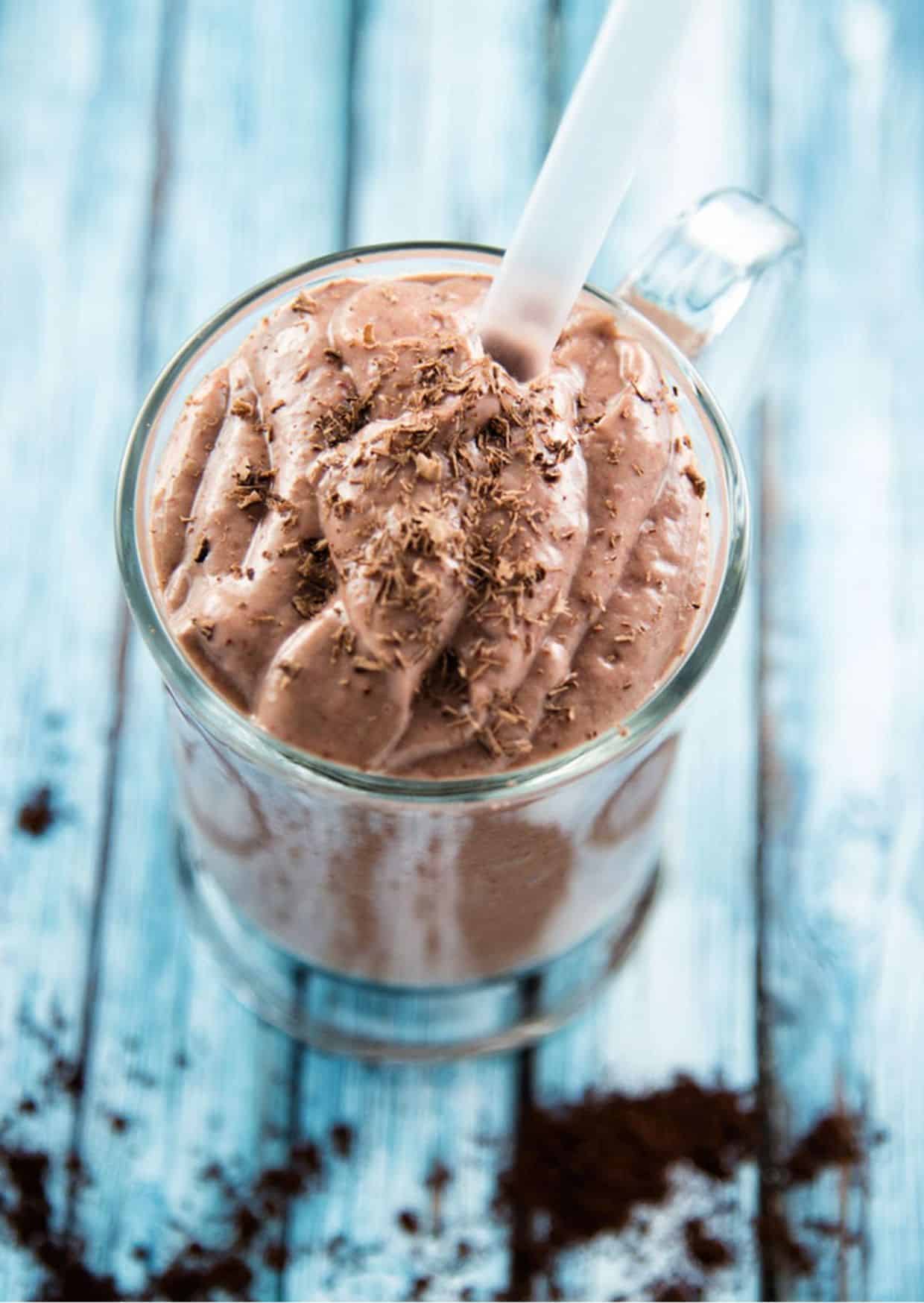 Chocolate Avocado Strawberry Smoothie Recipe | Paleo Leap