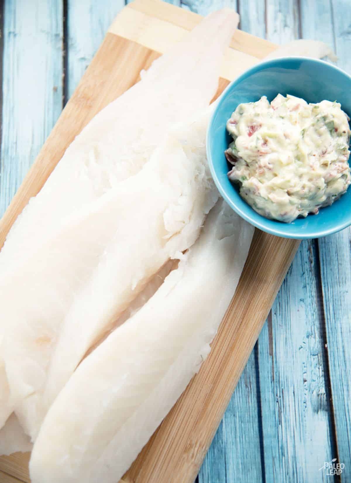 Garlic Roasted Cod Recipe Preparation