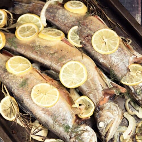 Fennel and Lemon Roasted Trout Recipe