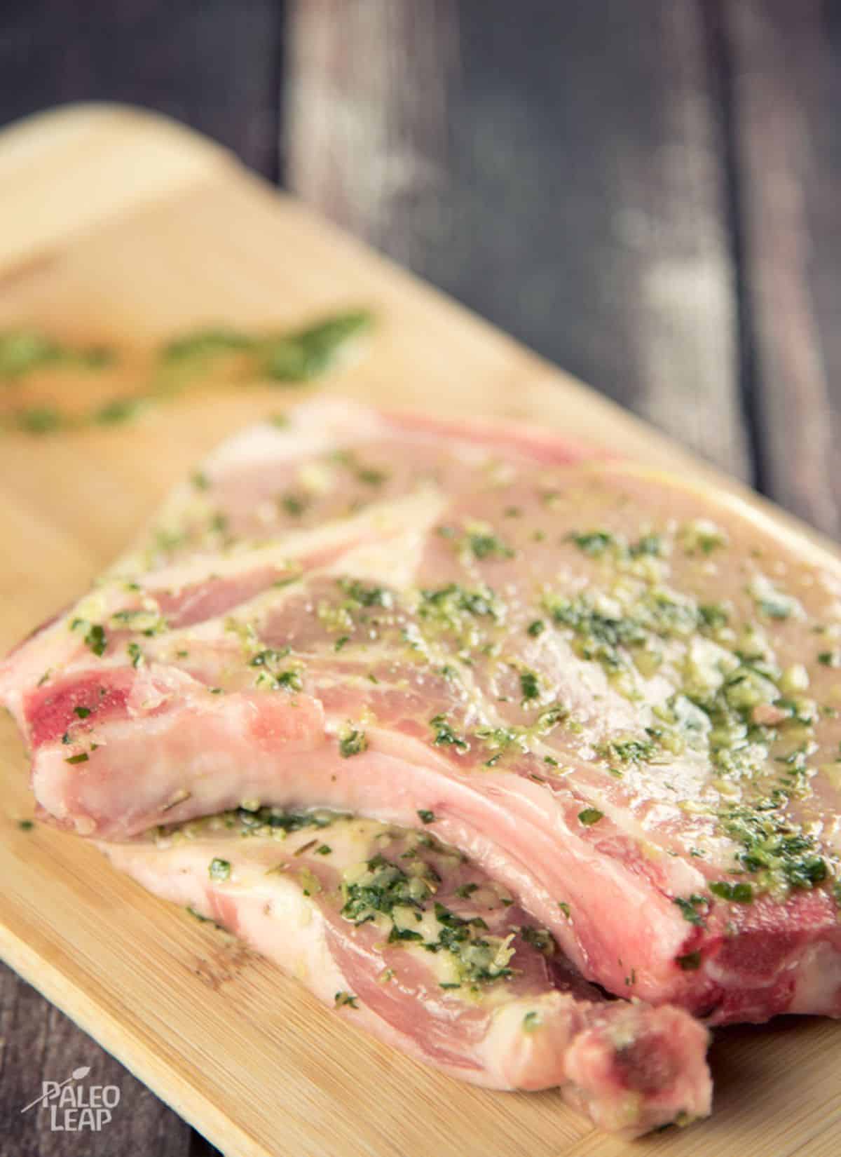 Herbed Pork Chops Recipe Preparation