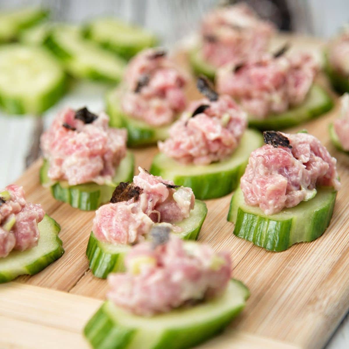 Tuna Tartare Bites Featured