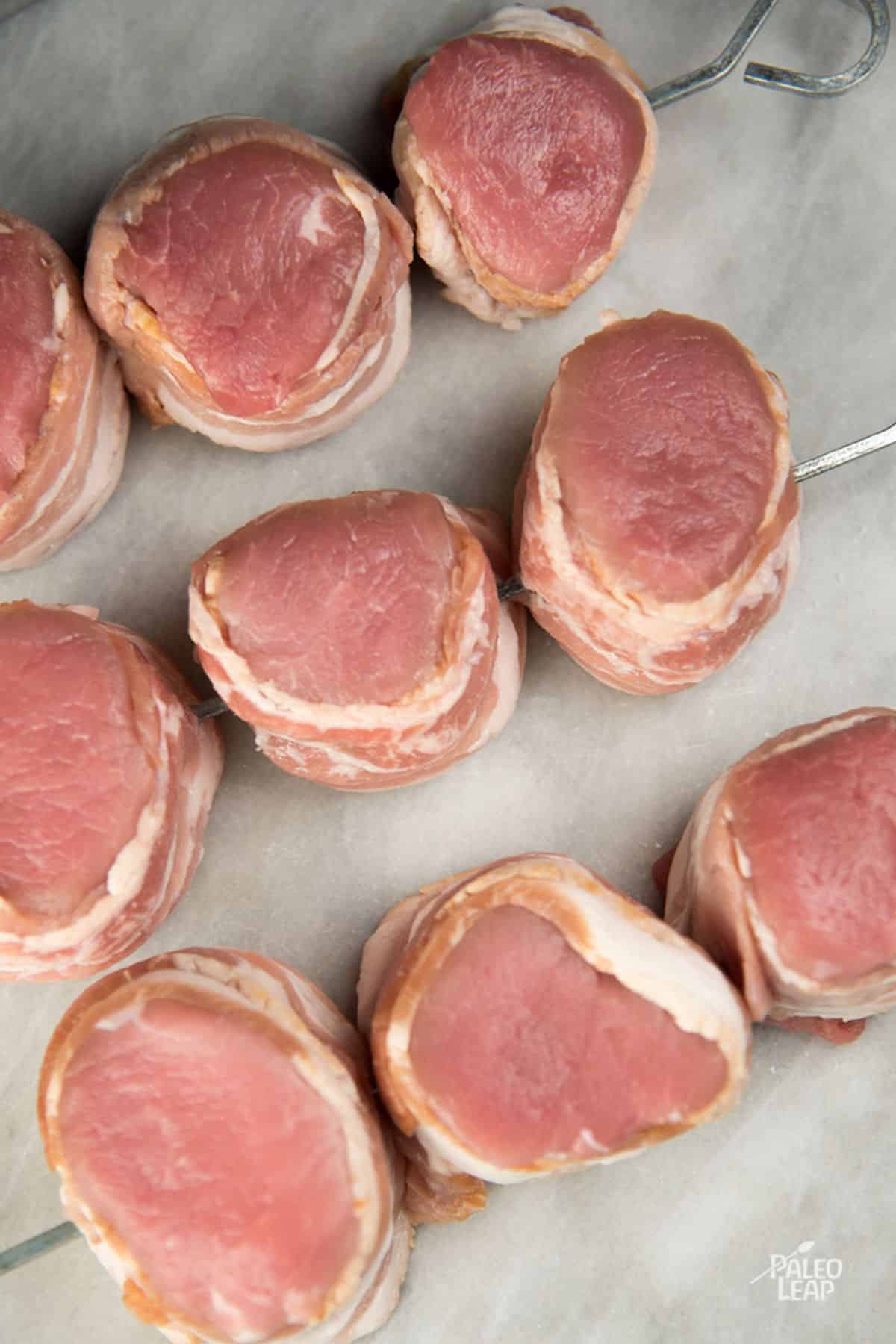 Bacon-Wrapped Pork Medallions Recipe Preparation