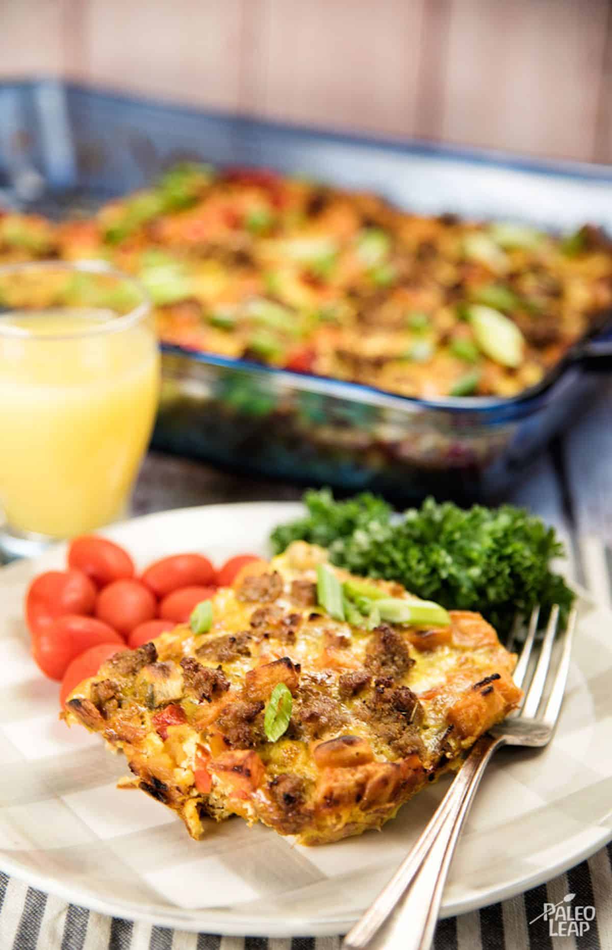 Breakfast Casserole With Sausages