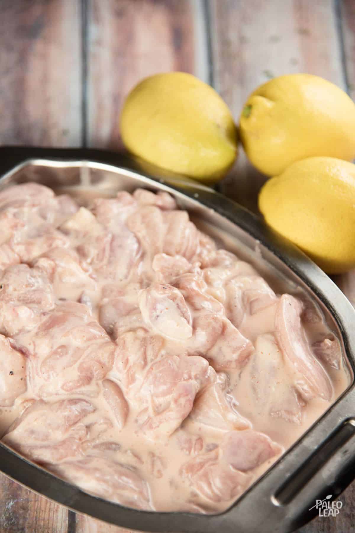 Buttermilk Chicken Skewers Recipe Preparation