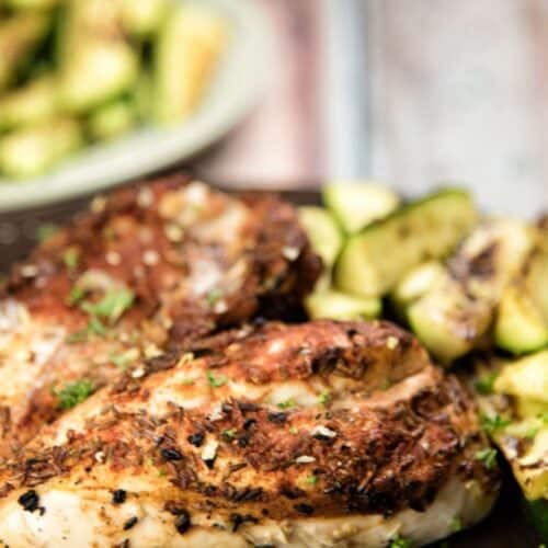 Grilled Chicken Breasts With Zucchini Recipe