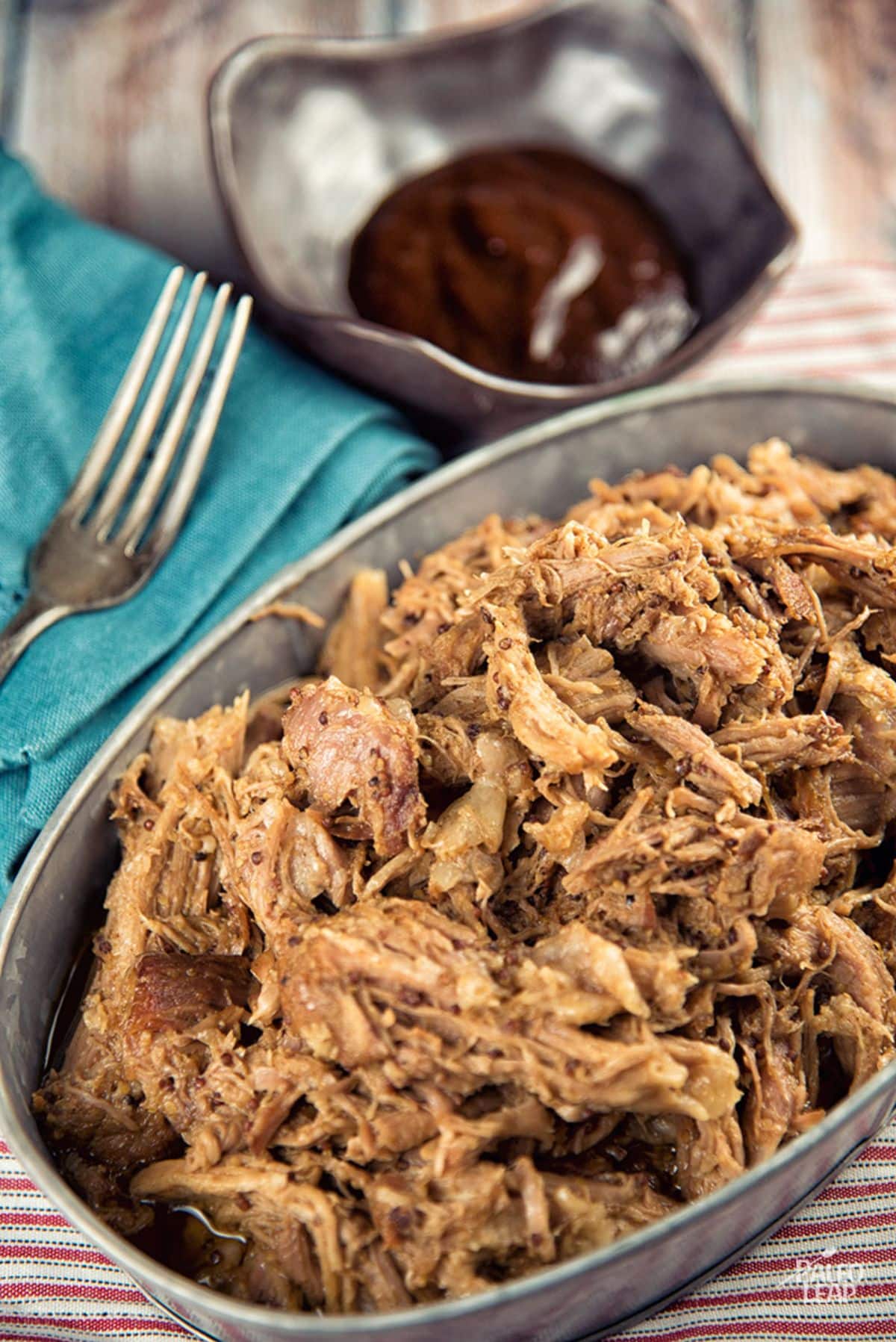 Pulled Pork With BBQ Mustard Sauce