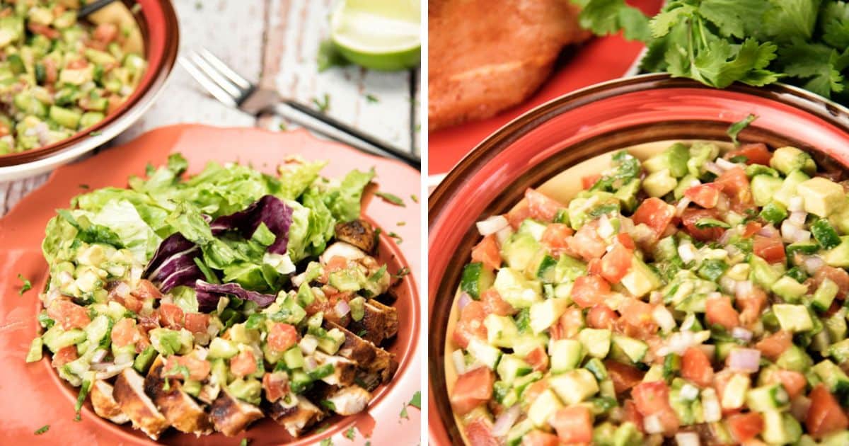 Spice Rubbed Chicken With Avocado Salsa Recipe Paleo Leap