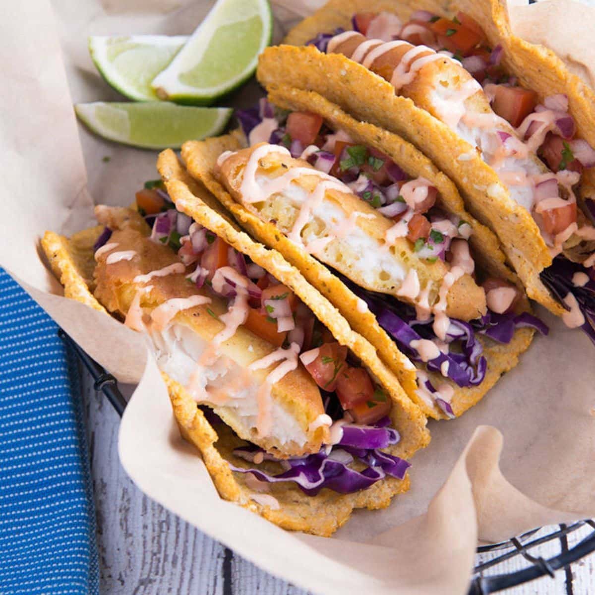 Fried Fish Tacos Featured