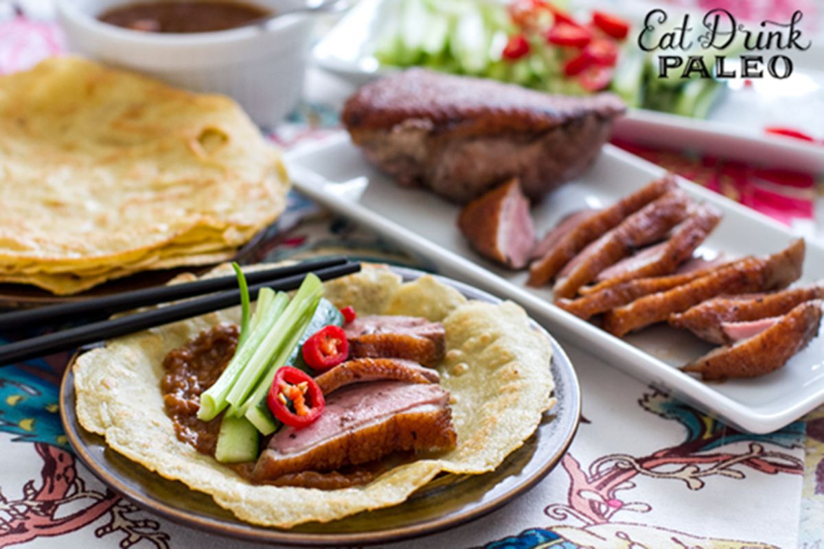 paleo packing duck pancakes