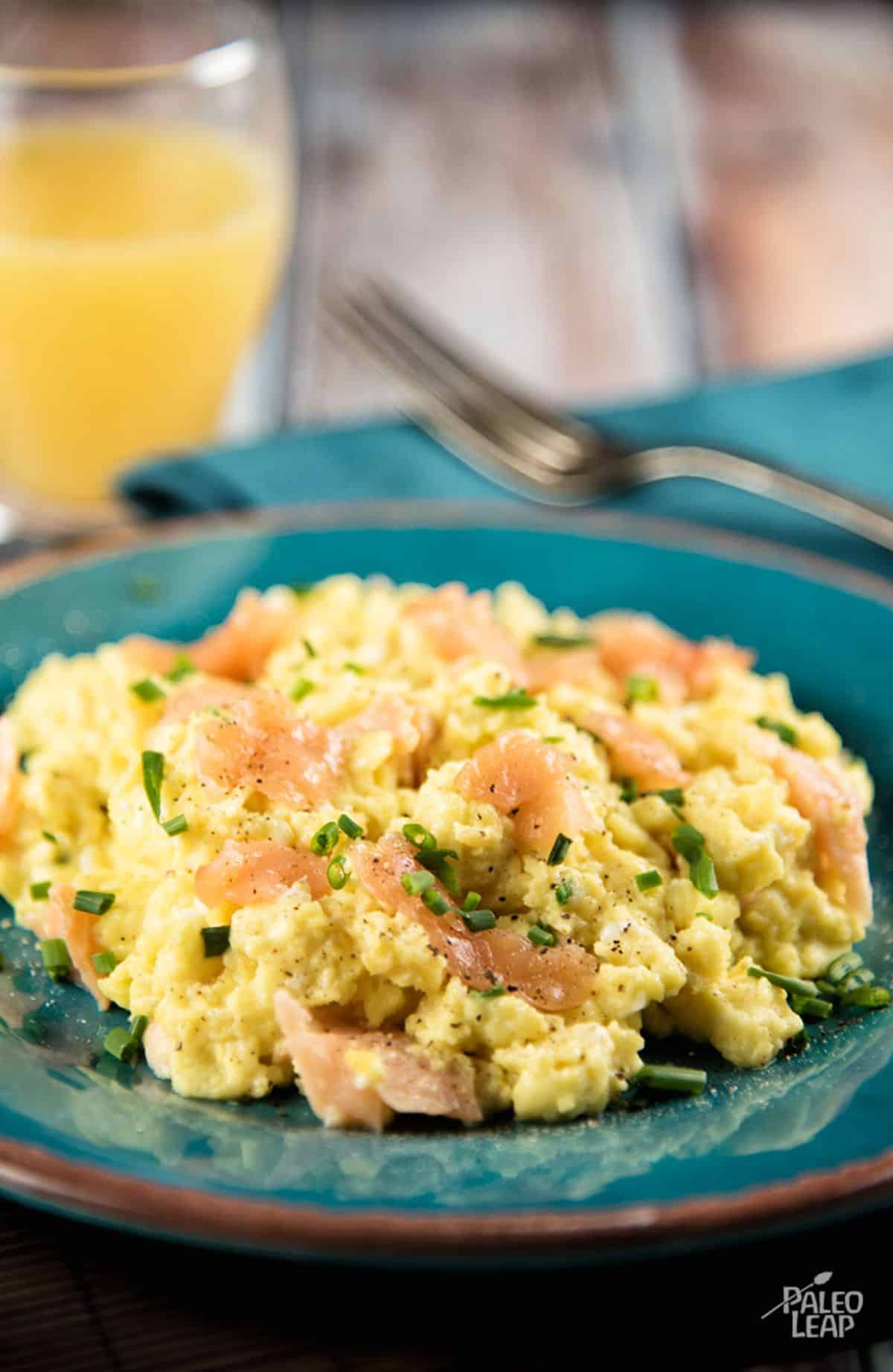 Scrambled Eggs With Smoked Salmon