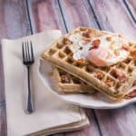 Bacon & Maple Syrup Waffles with Fried Egg Recipe