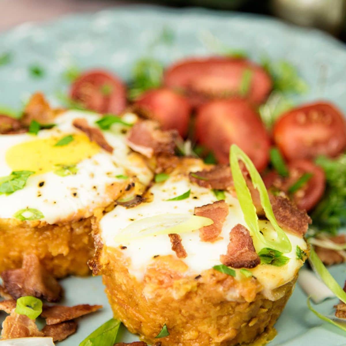 Eggs In Sweet Potato Nests Featured
