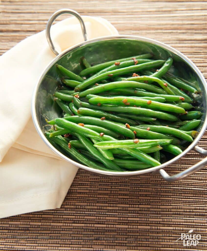 Garlic Green Beans Recipe | Paleo Leap