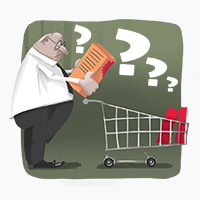 Grocery store infographic