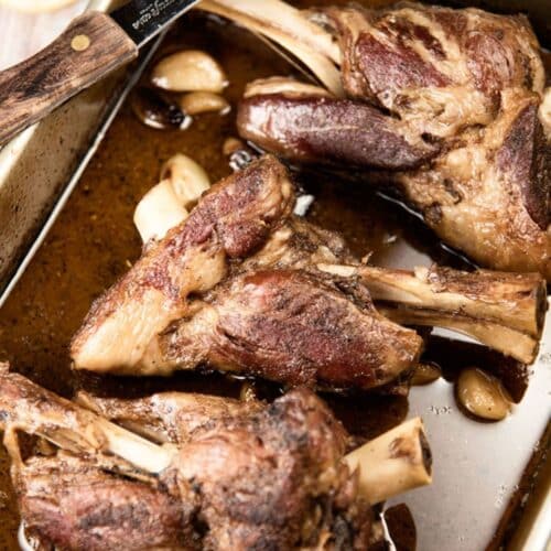 Roasted Lamb Shanks Recipe