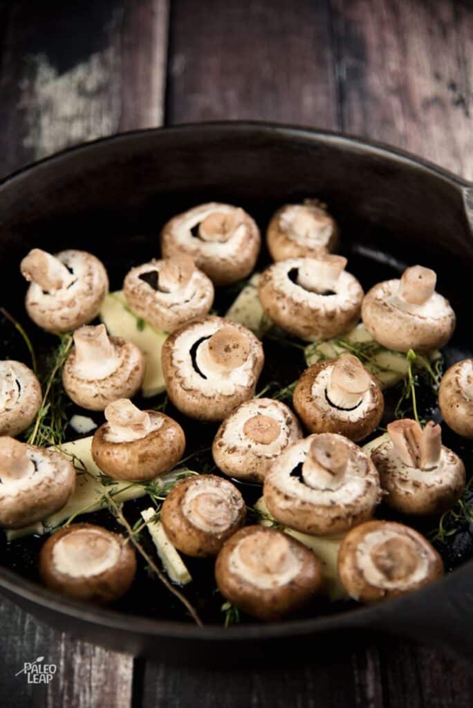 Roasted Mushrooms With Thyme Recipe Paleo Leap
