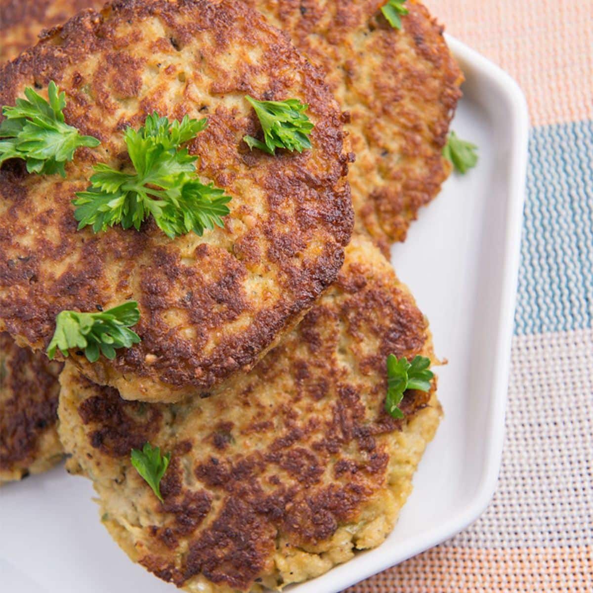 Cauliflower Fritters Featured