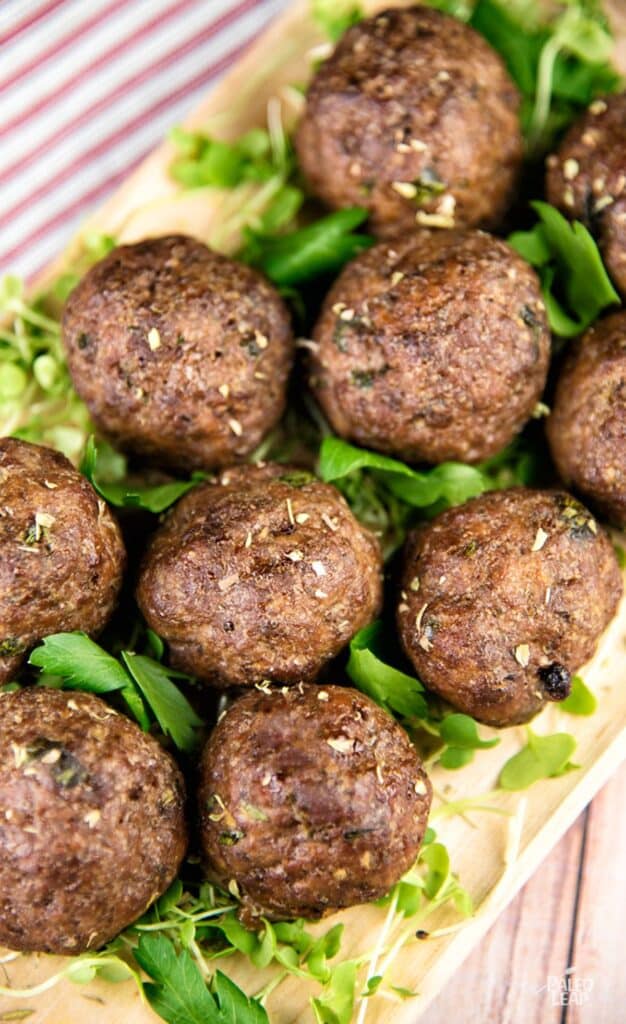 Greek-Style Paleo Meatballs Recipe | Paleo Leap