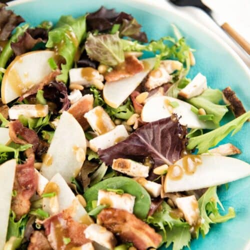 Pear Bacon and Chicken Salad Recipe