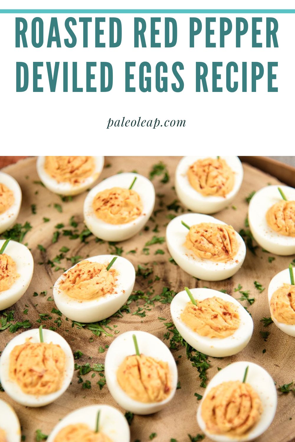 Roasted Red Pepper Deviled Eggs Recipe Paleo Leap 0461