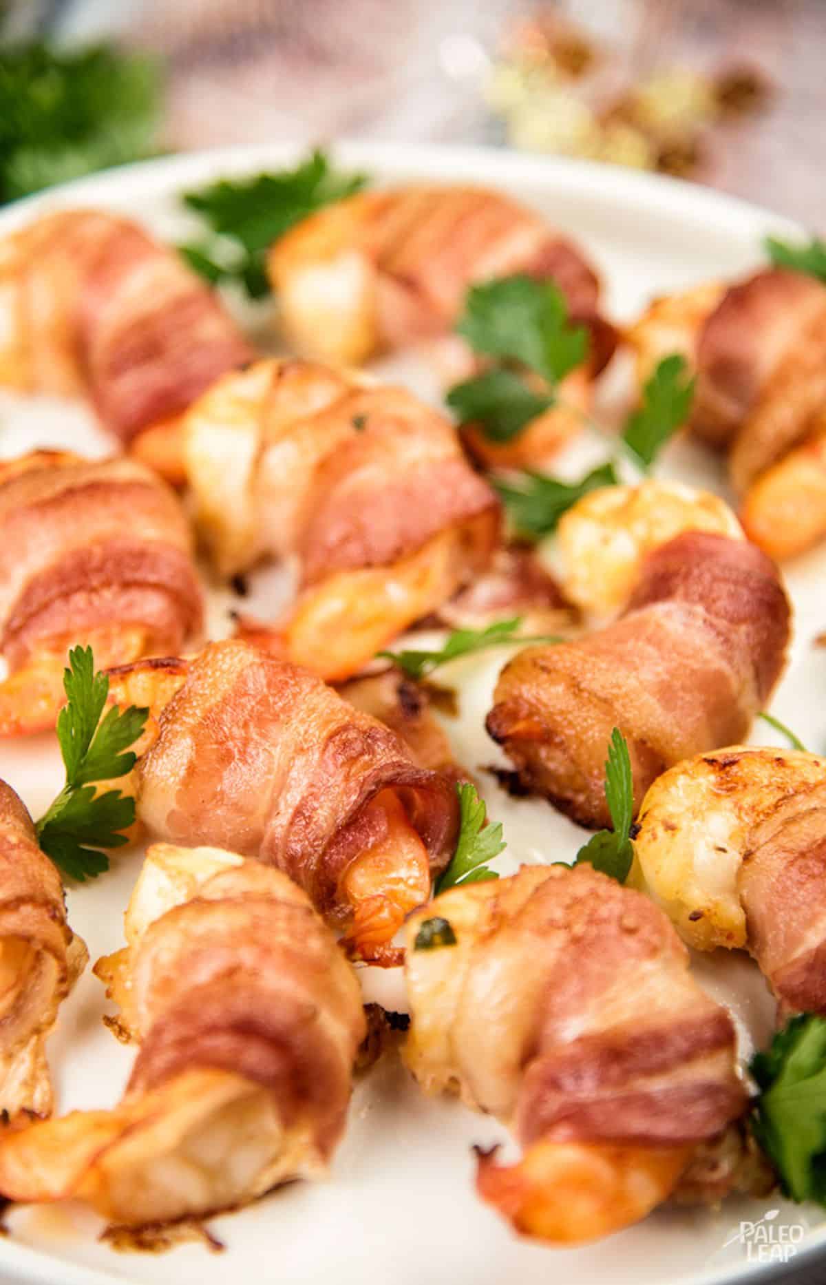 Zesty Marinated Bacon-Wrapped Shrimp