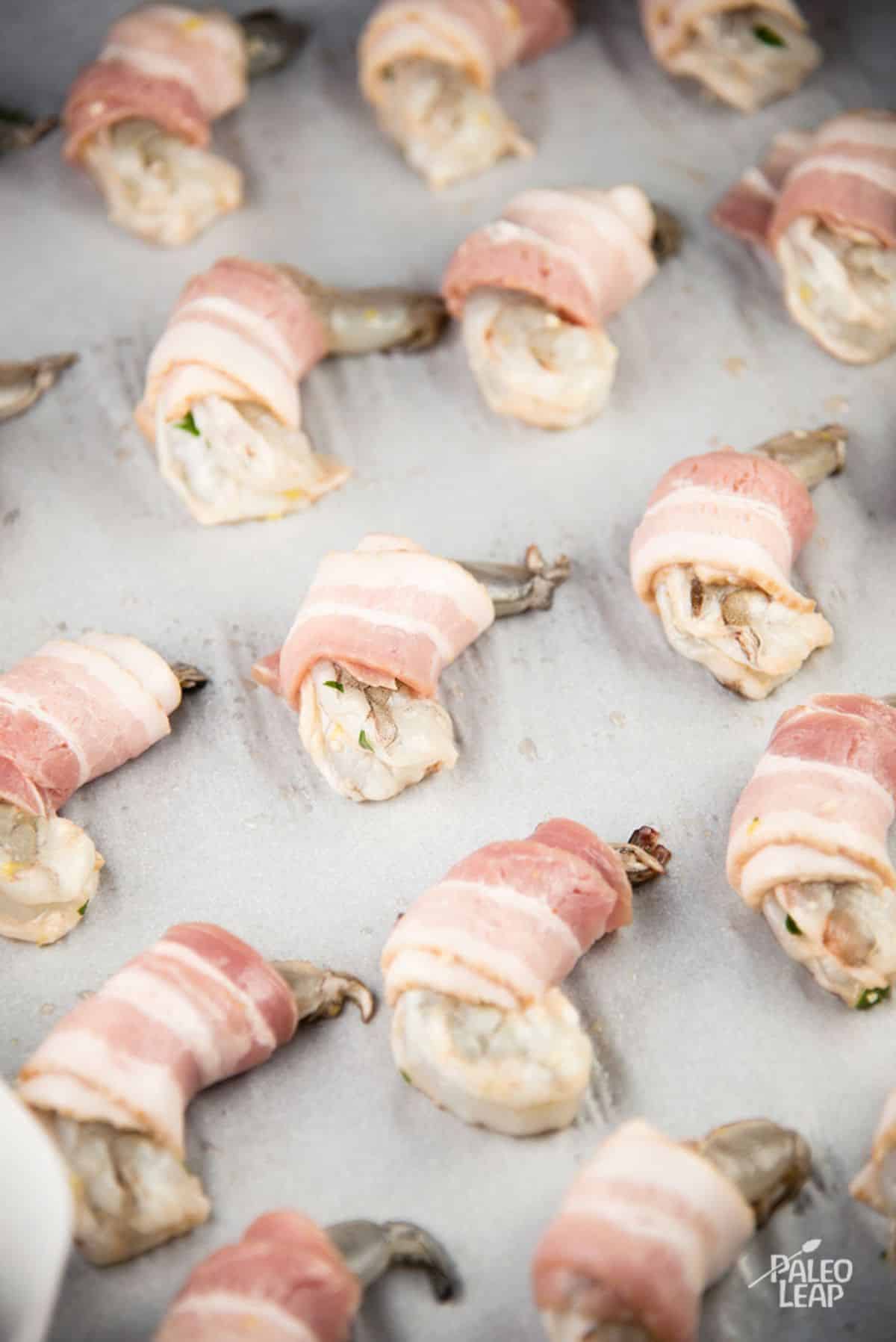 Zesty Marinated Bacon-Wrapped Shrimp Recipe Preparation