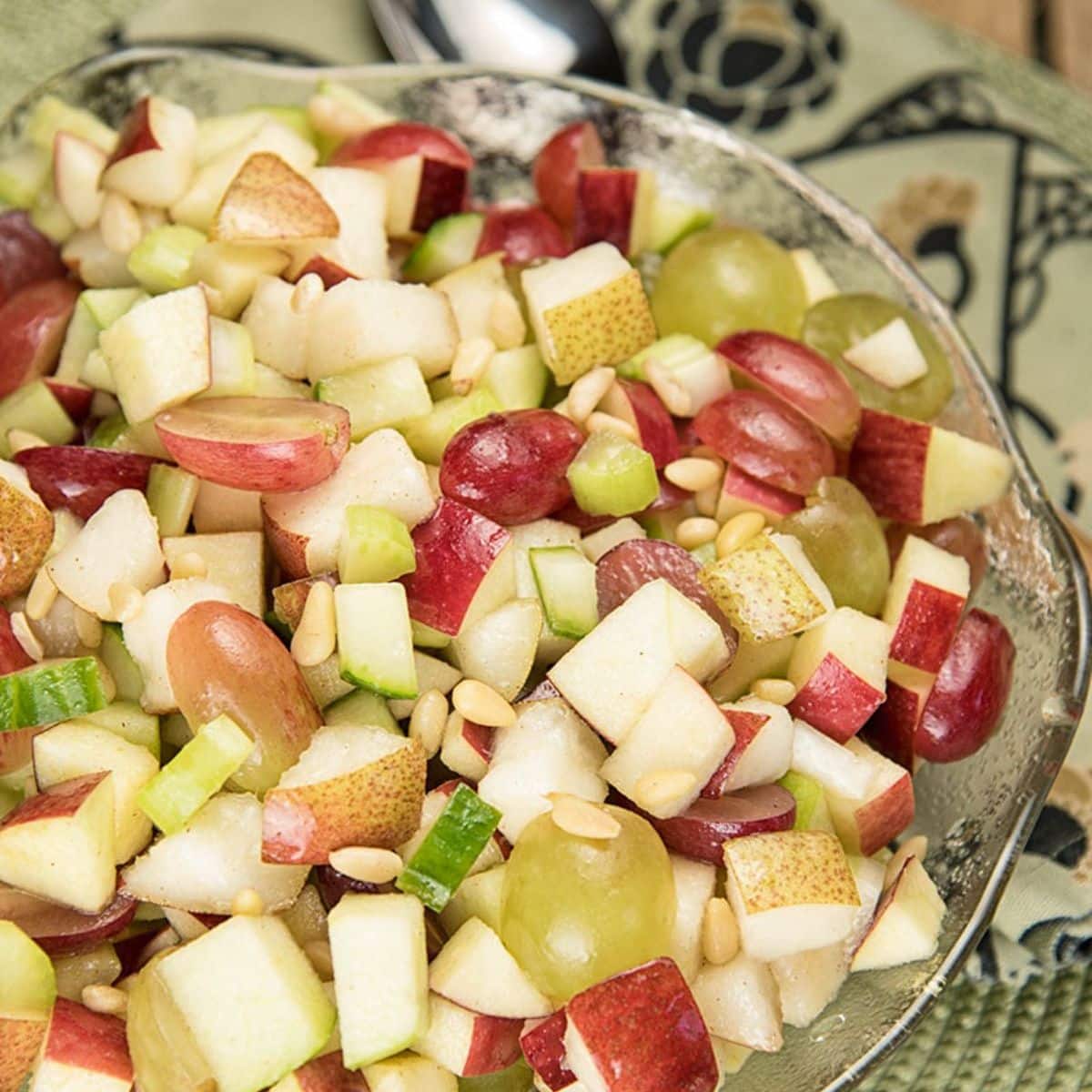 Apple And Grape Salad Featured