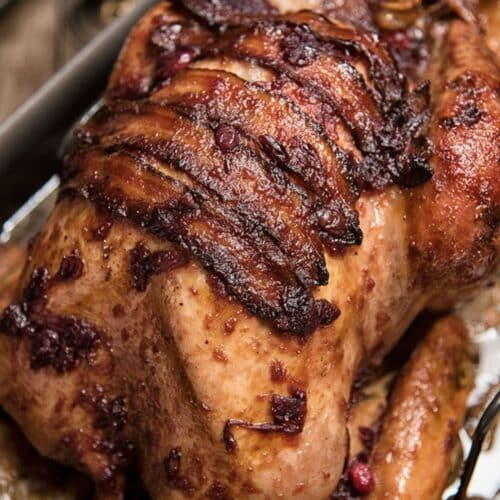 Roasted Turkey With Maple Cranberry Glaze Recipe