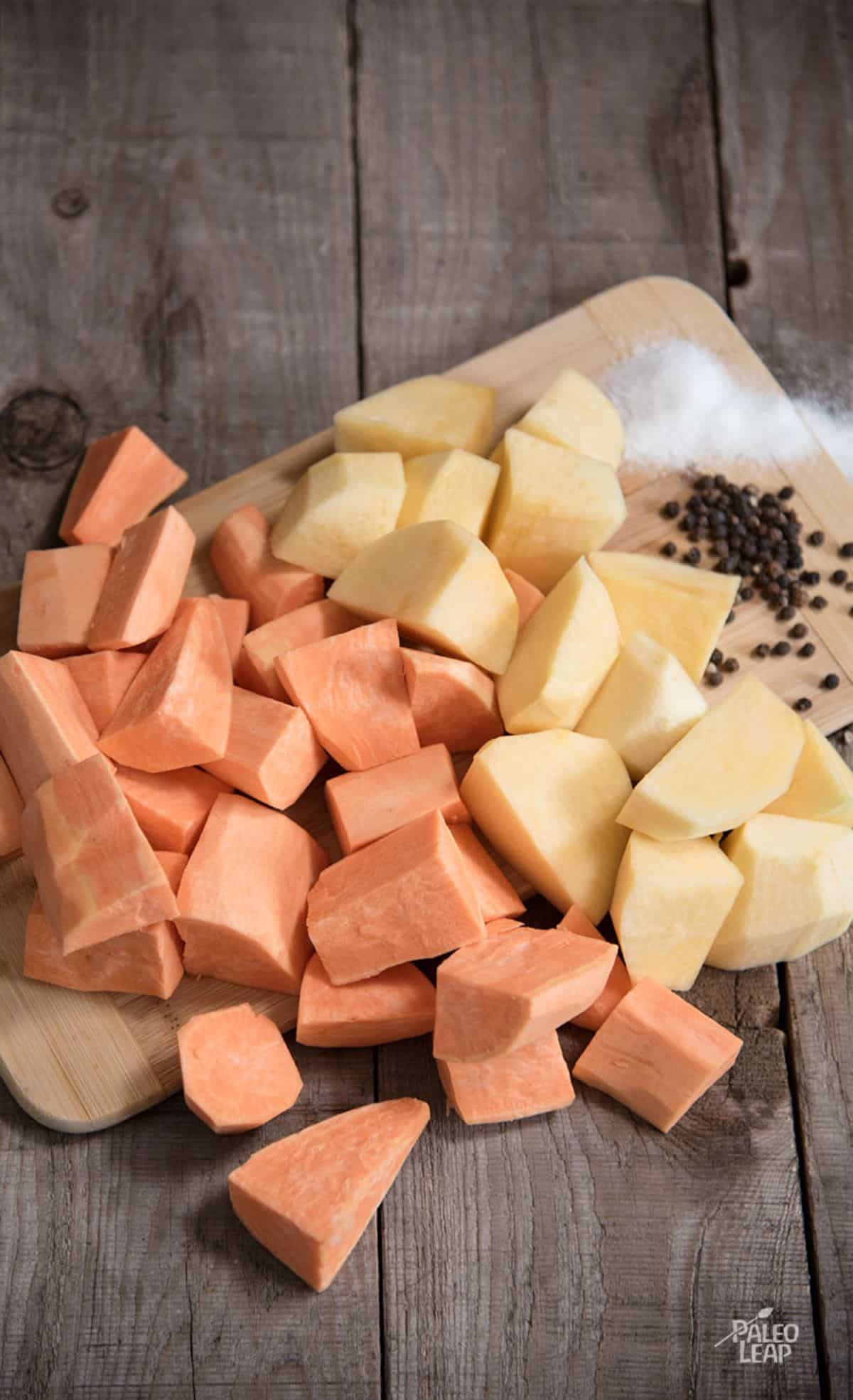 Sweet Potato and Rutabaga Mash Recipe Preparation