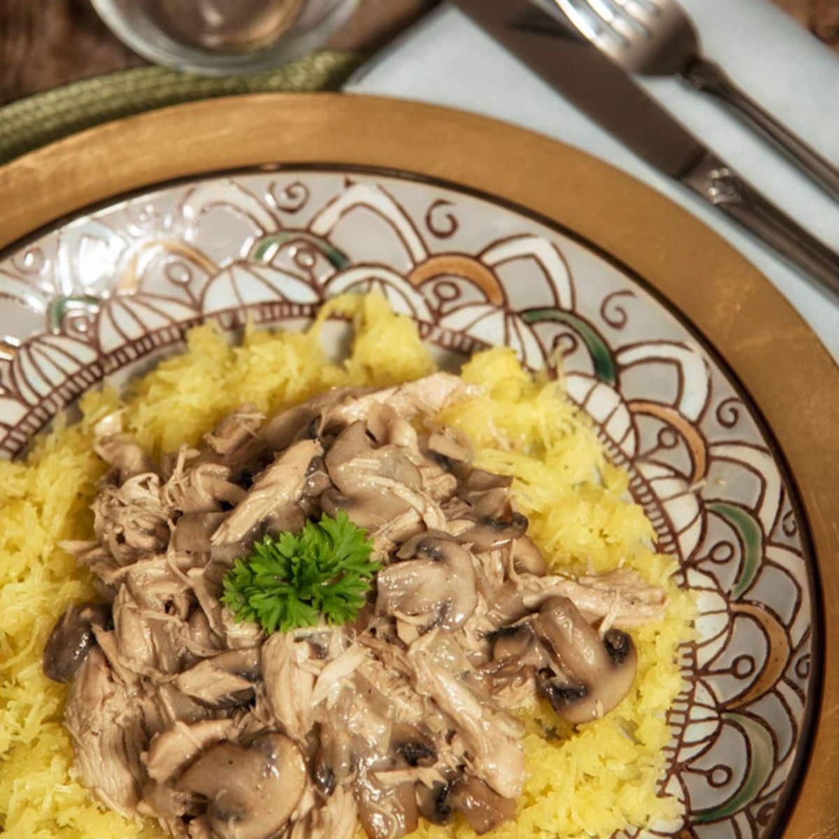 Turkey And Mushroom Stroganoff Featured