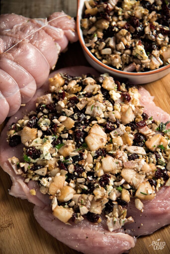 Cranberry And Apple Stuffed Turkey Breasts Recipe | Paleo Leap