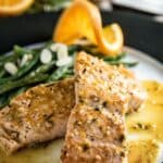 Orange-Rosemary Seared Salmon Featured