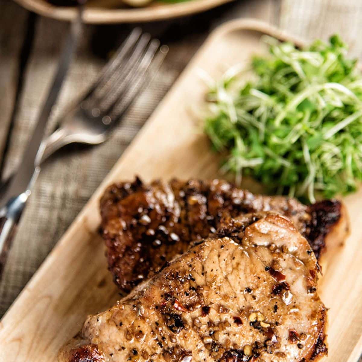 Nectarine And Onion Pork Chops Recipe | Paleo Leap