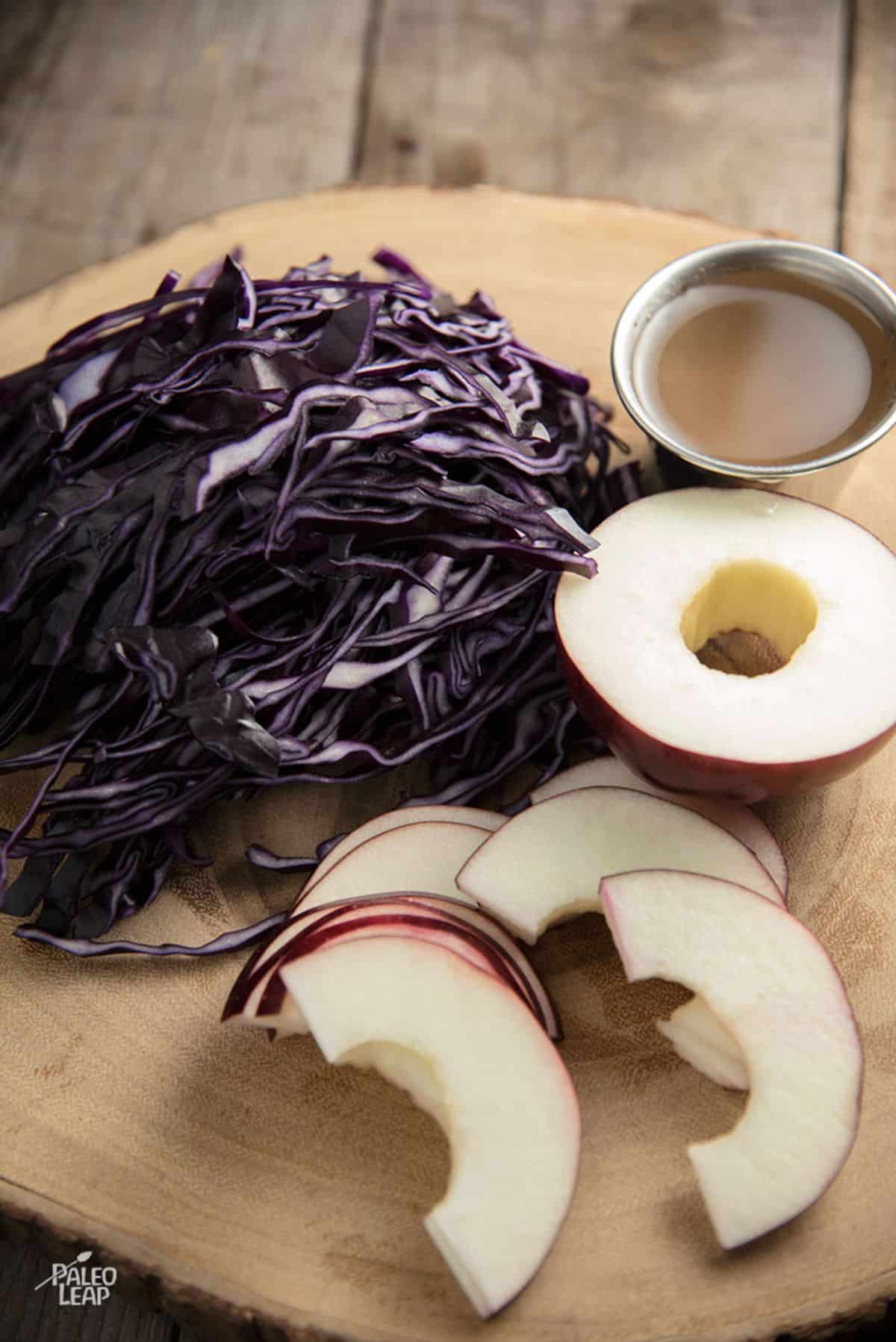 Red Cabbage Cranberry And Pecan Slaw Recipe Preparation