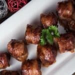 Bacon-Wrapped BBQ Sausage Bites Recipe