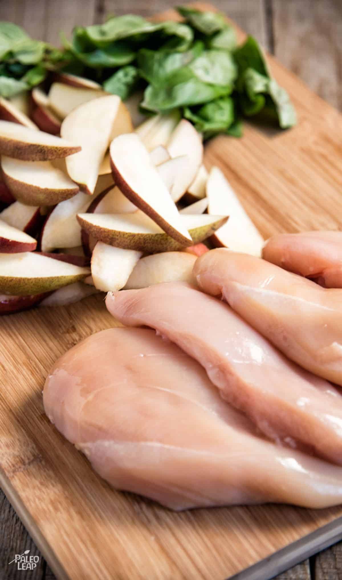 Chicken With Balsamic Pears Recipe Preparation