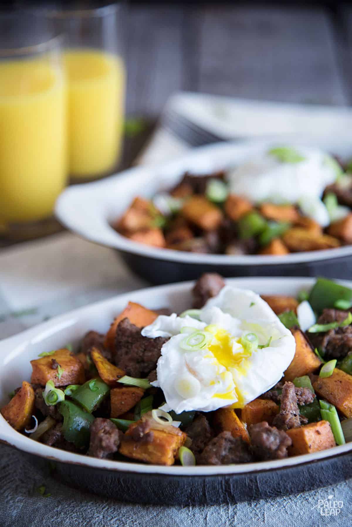 Breakfast Hash With Sausage And Eggs