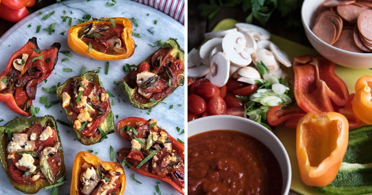 Bell Pepper Pizza Bites Recipe Paleo Leap