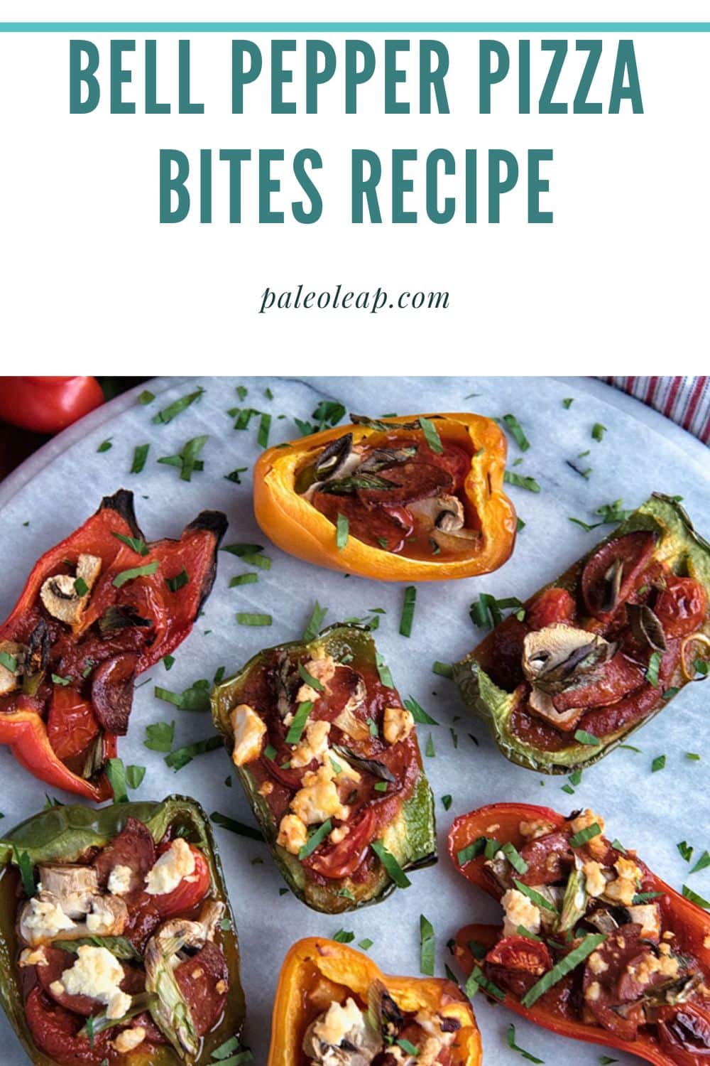 Bell Pepper Pizza Bites Recipe Paleo Leap