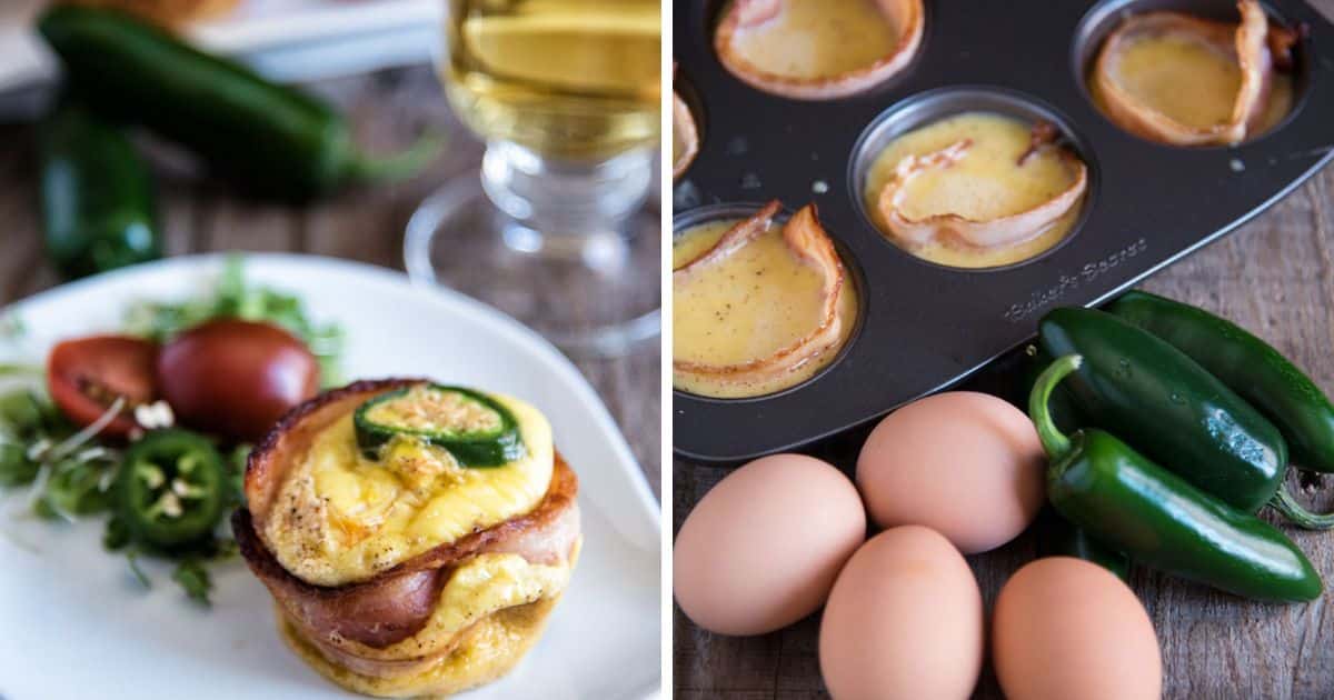 JalapeñoBacon Egg Cups Recipe Paleo Leap