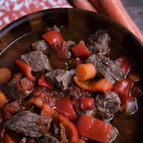 Beef Tomato And Red Bell Pepper Soup Recipe