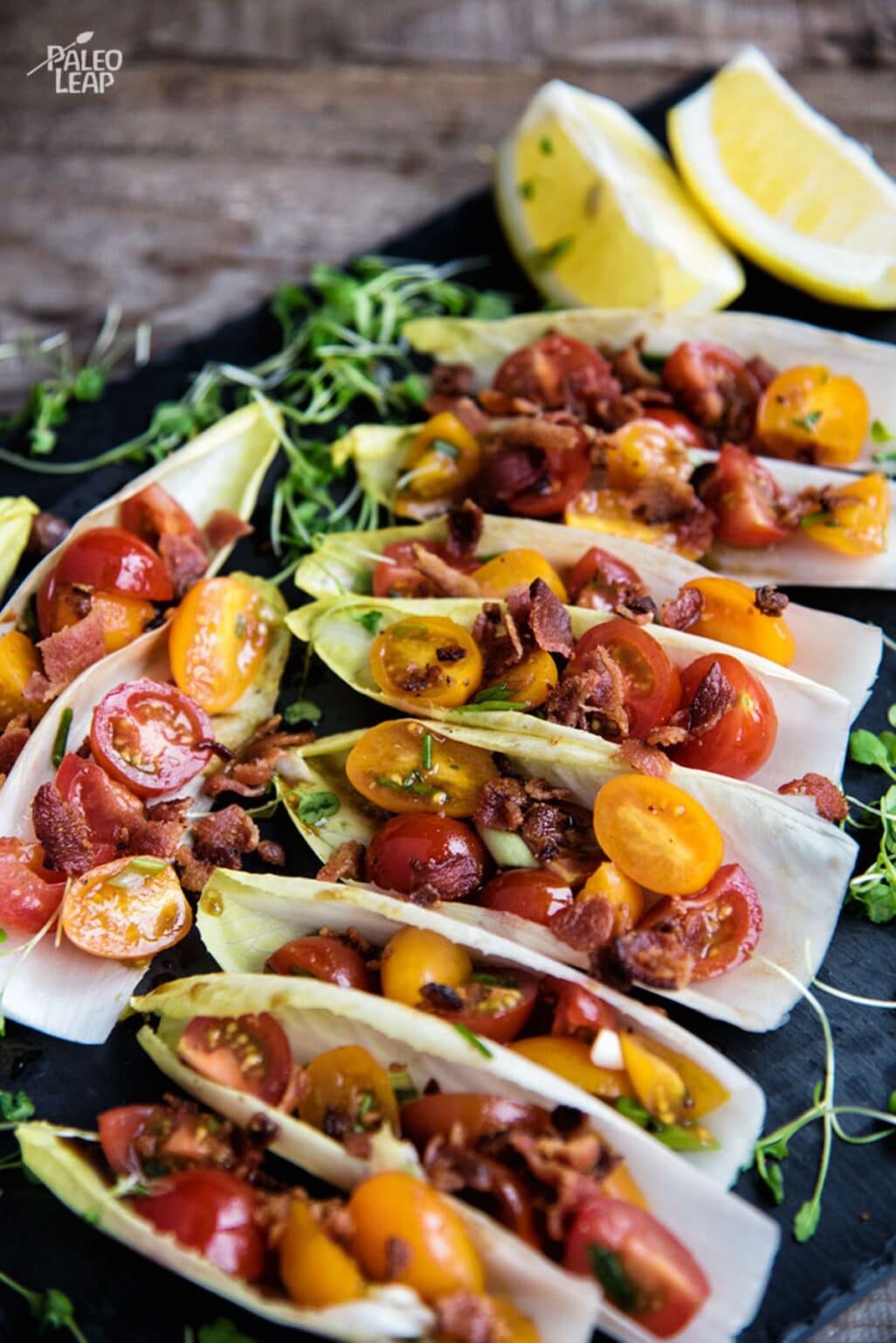 BLT Endive Bites Recipe | Paleo Leap