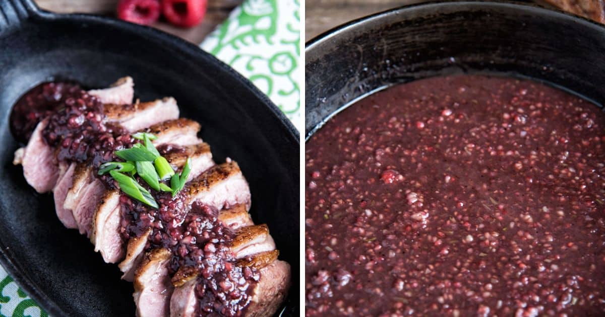 Duck With Raspberry Sauce Recipe - Paleo Leap