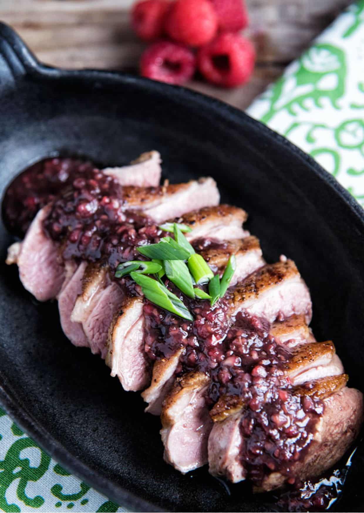 Duck With Raspberry Sauce Recipe-image
