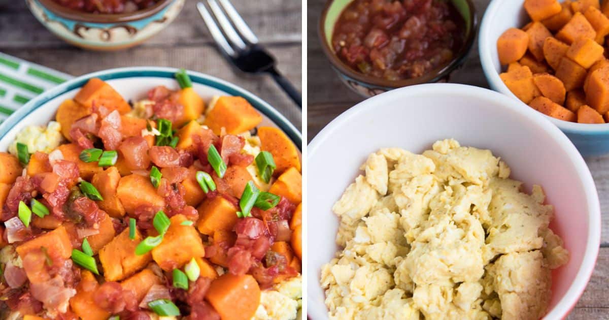 Egg and Sweet Potato Breakfast Scramble Recipe Paleo Leap