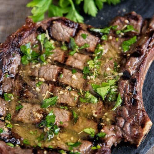 Grilled Steaks With Herb Butter Recipe