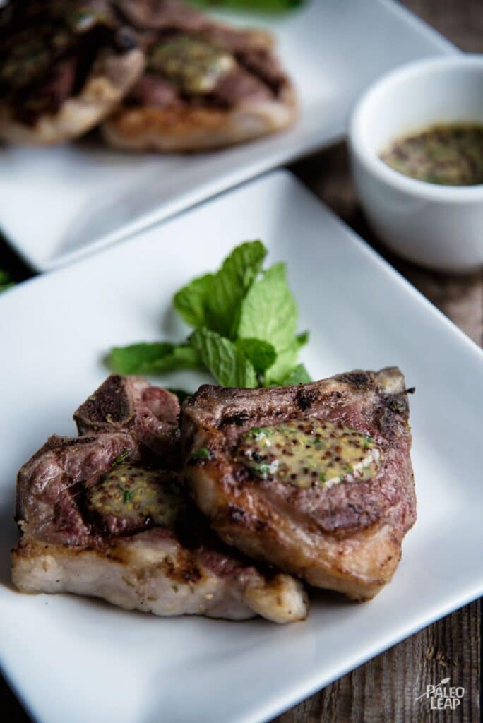 Lamb Chops With Mint And Dijon Sauce Recipe | Paleo Leap